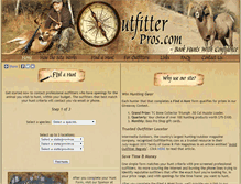 Tablet Screenshot of outfitterpros.com